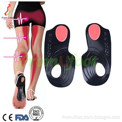 New design ZRWE04 Pu gel inserts Wrap up the heel heel spur insoles